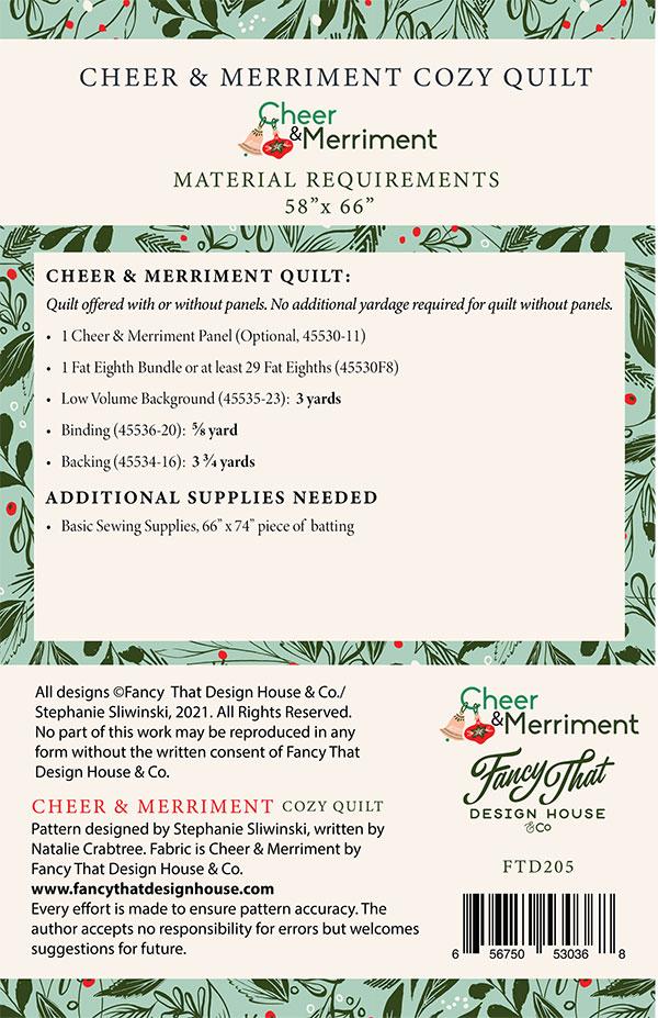 Cheer and Merriment Quilt - Quilt Pattern