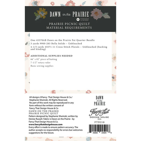 Prairie Picnic Quilt - Quilt Pattern