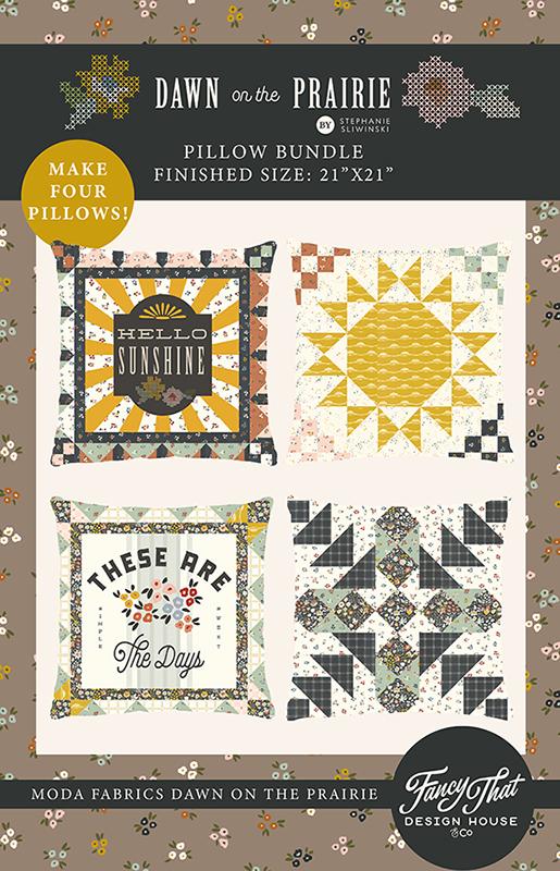 Dawn on the Prairie Pillow Bundle - Quilt Pattern