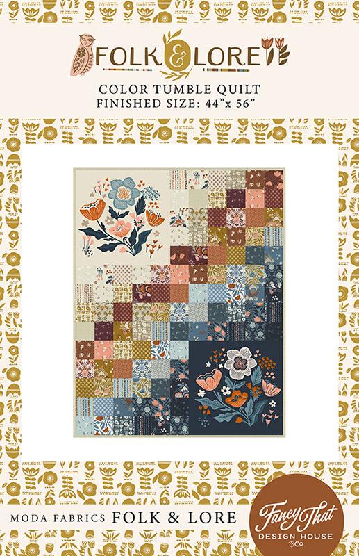 Folk & Lore Color Tumble - Quilt Pattern