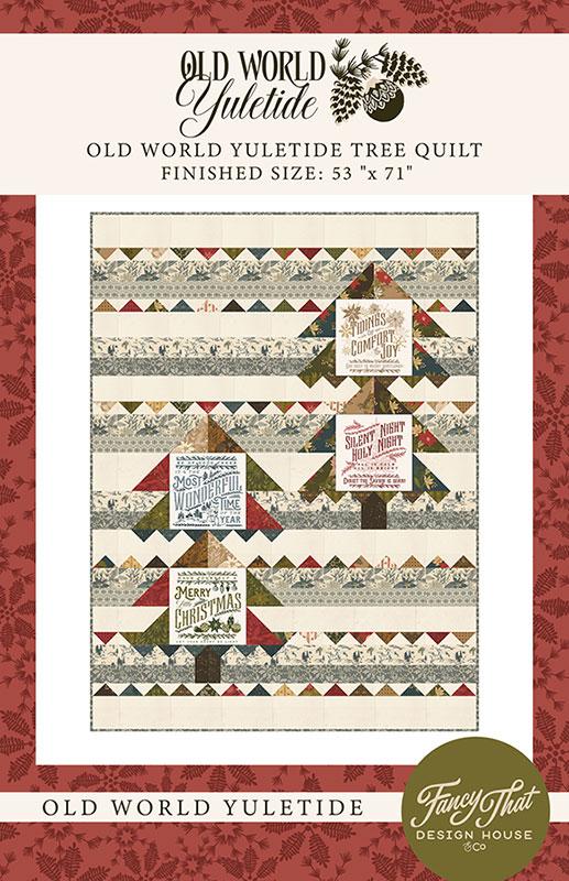 Old World Yuletide Trees Quilt - Christmas Quilt Pattern