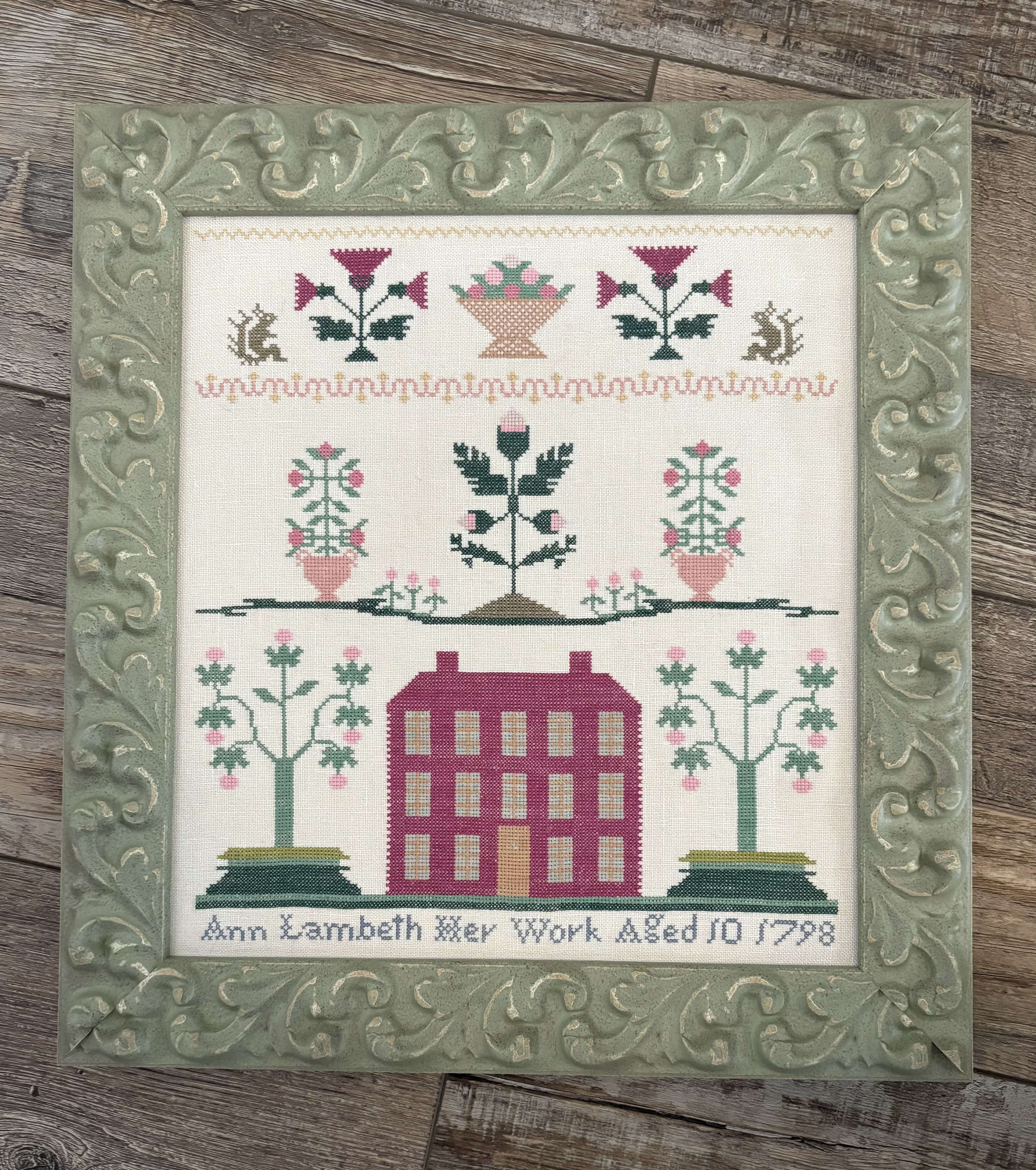 Ann Lambeth 1798 - Cross Stitch Pattern