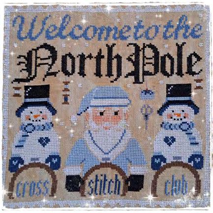North Pole Cross Stitch Club - Cross Stitch Pattern