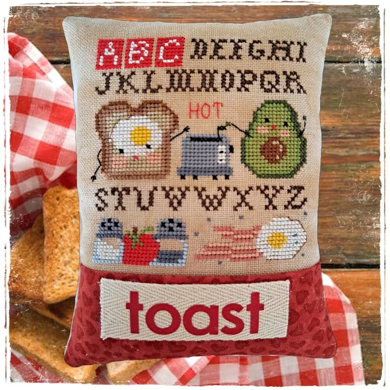 ABC of Toast - Cross Stitch Pattern