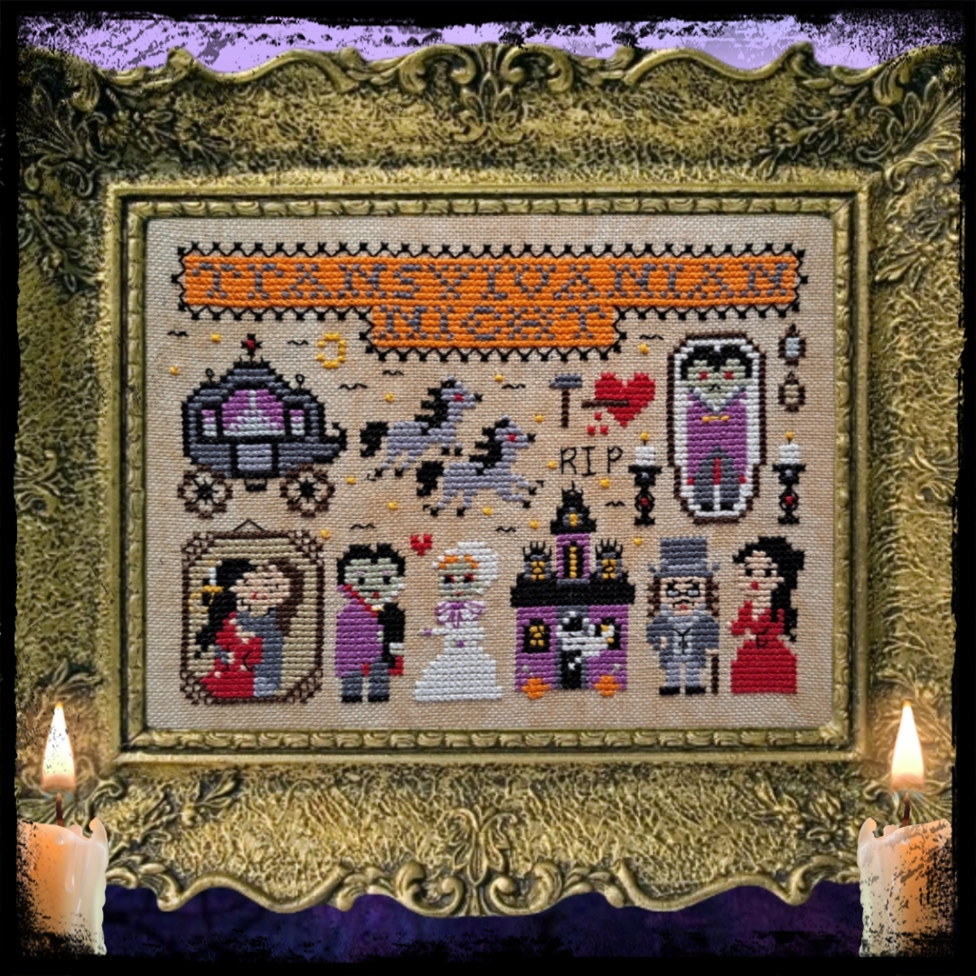 Transylvanian Night - Halloween Cross Stitch Pattern