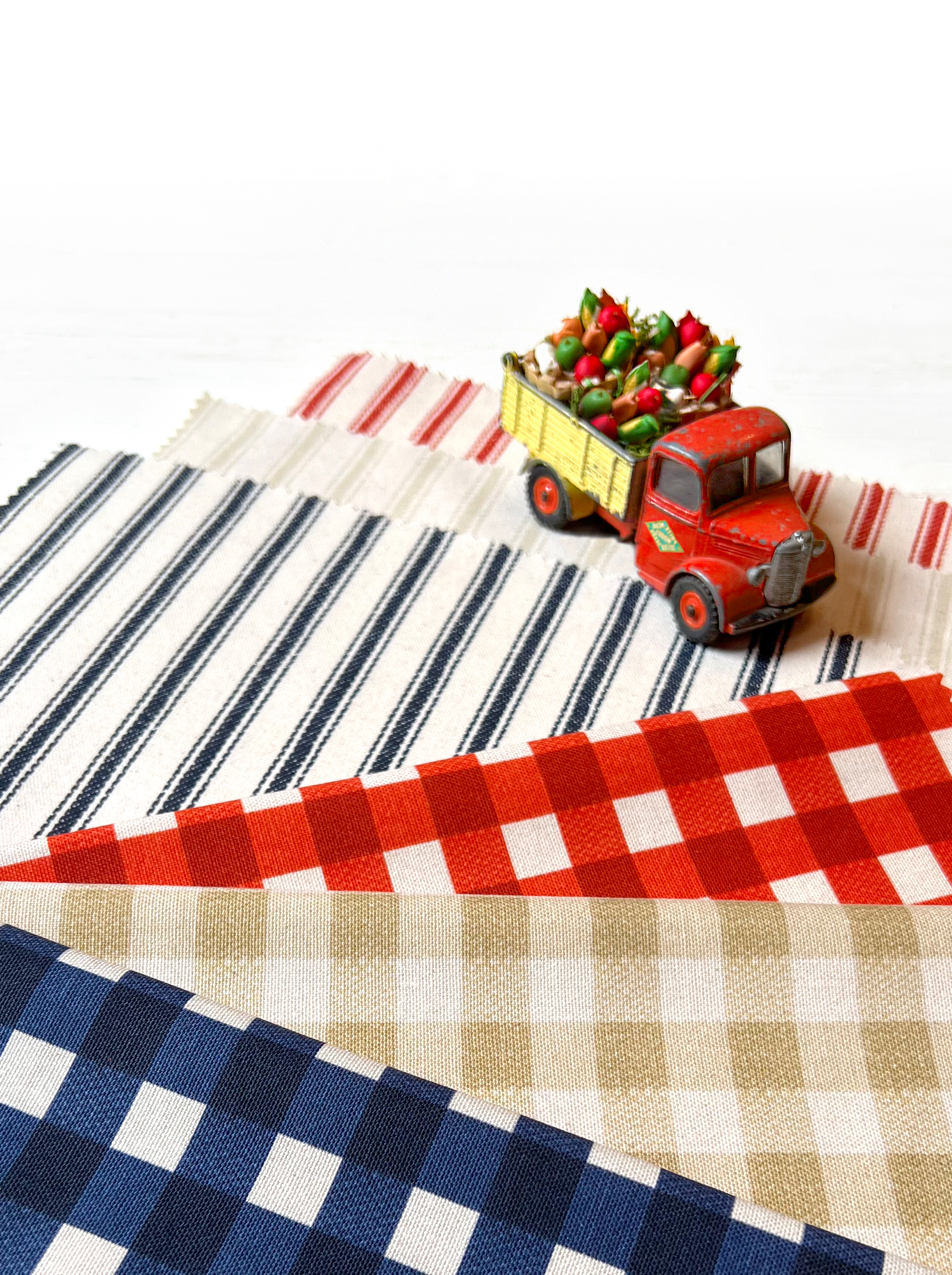 Farm And Garden Harvest - Indigo - Quilt Fabric