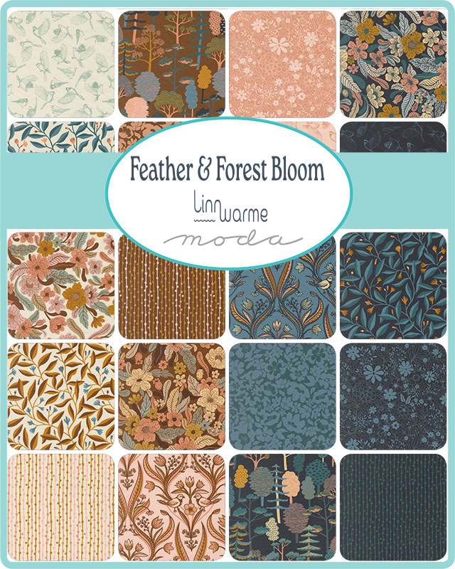 Feather and Forest Bloom - Layer Cake