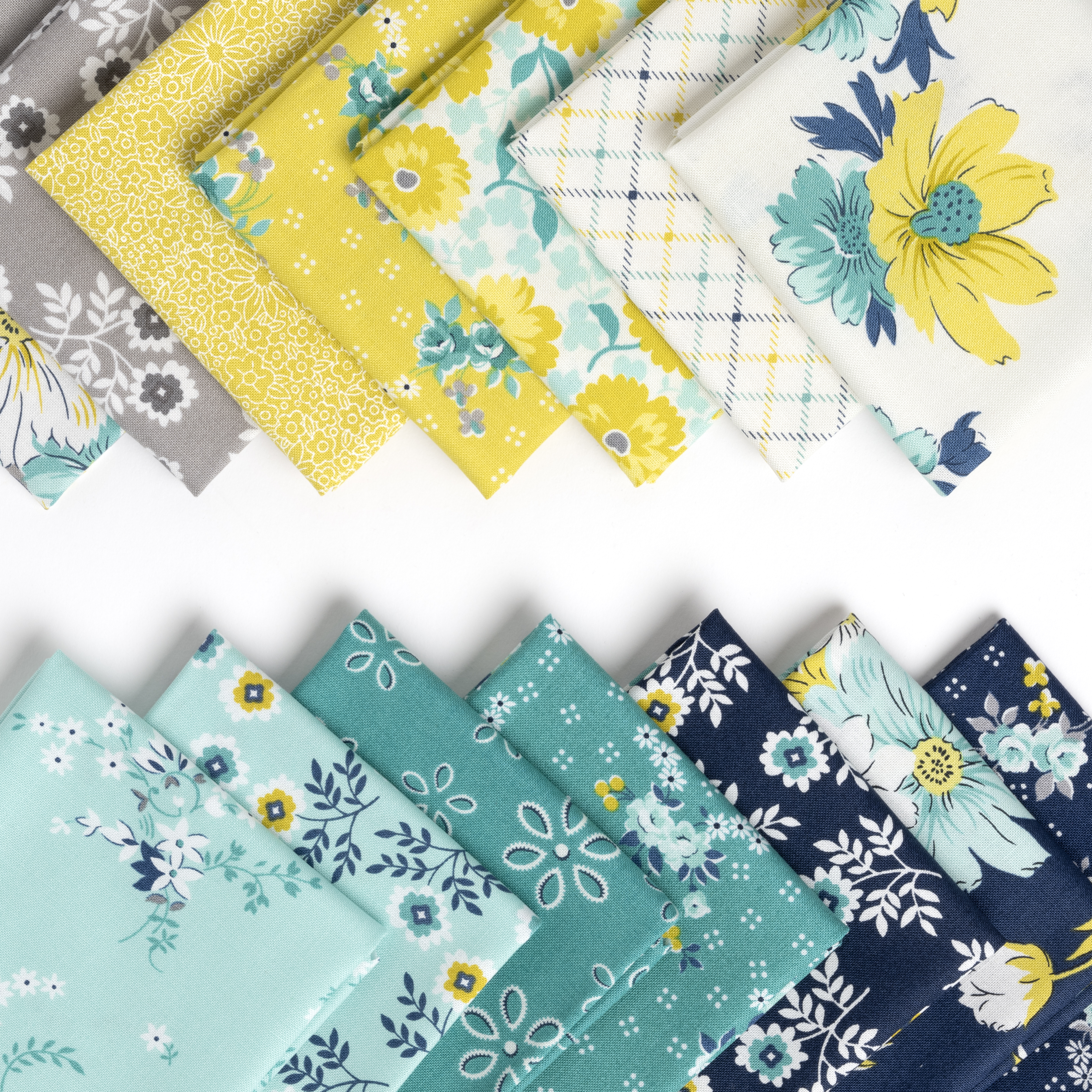 Floral Cascade Florals - Morning - Quilt Fabric