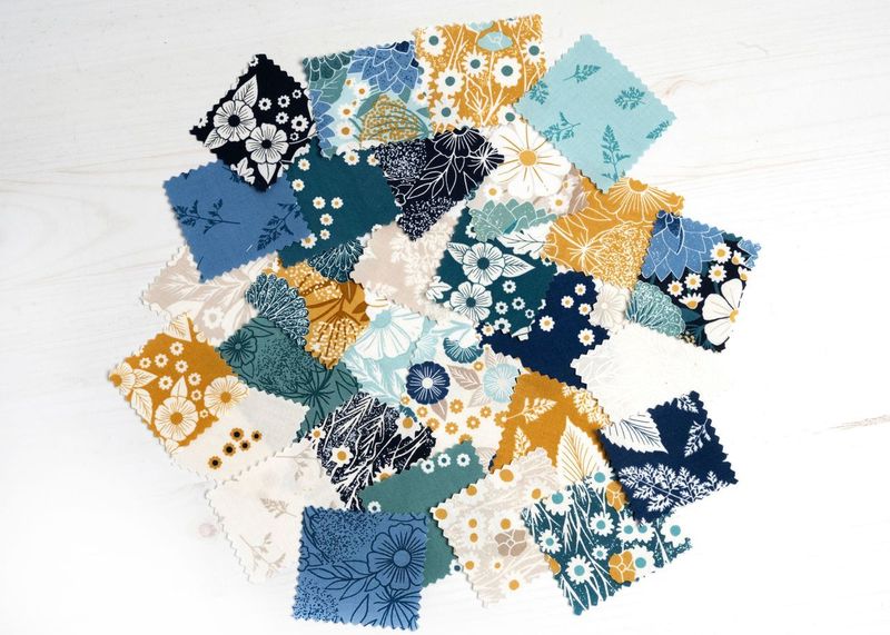 Field Of Flowers Goldenrod - Quilt Fabric