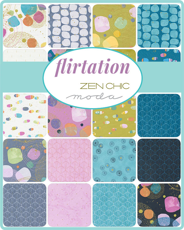 Flirtation Dancing Evening - Quilt Fabric