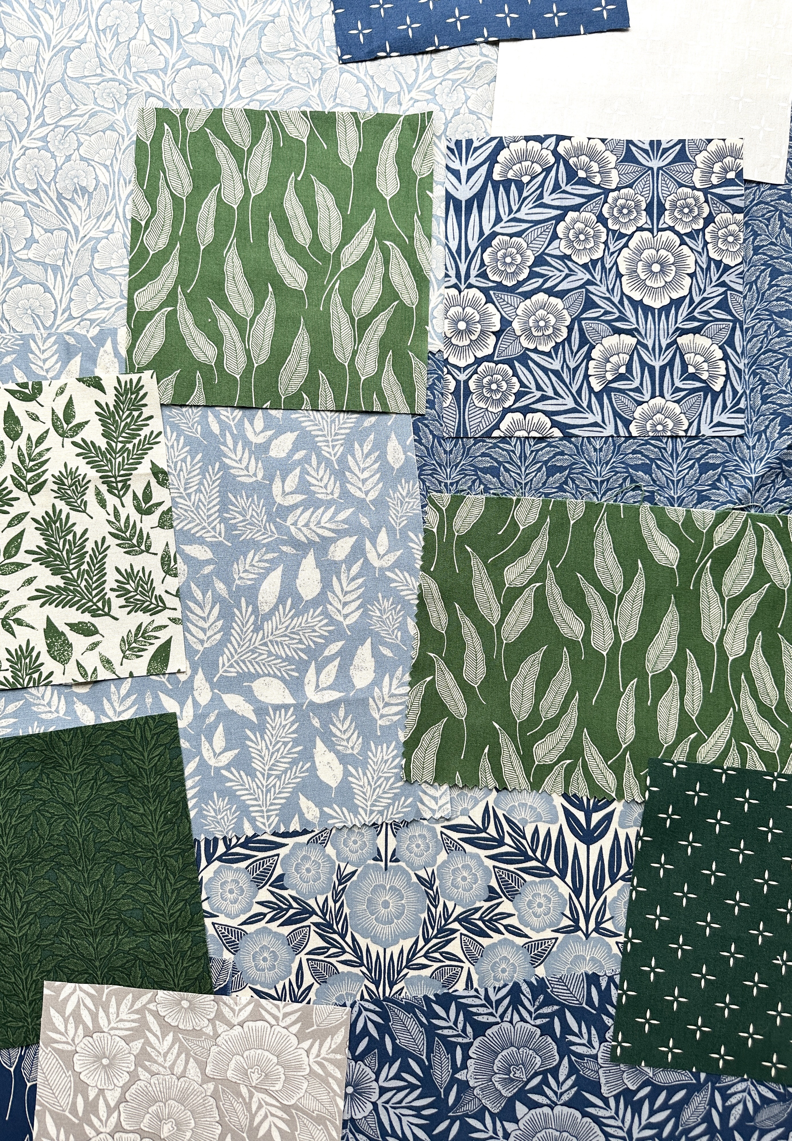 Flower Press Gold - Quilt Fabric
