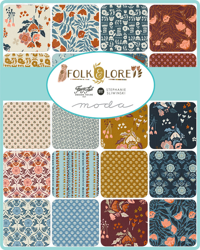 Folk Lore Dancing - Eggshell - Quilt Fabric