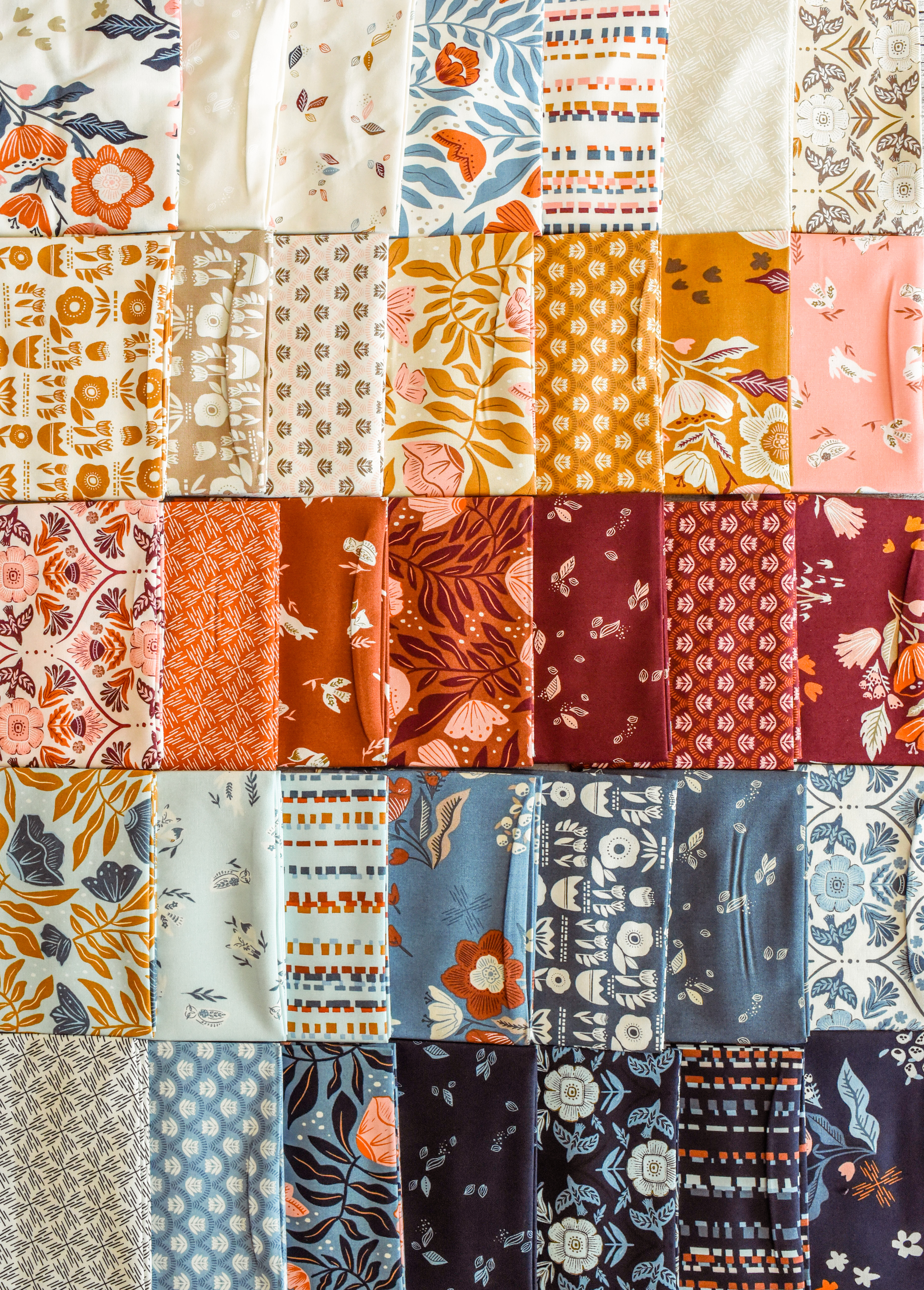 Folk Lore Dancing - Eggshell - Quilt Fabric