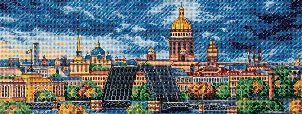 Morning in St. Petersburg - Cross Stitch Kit
