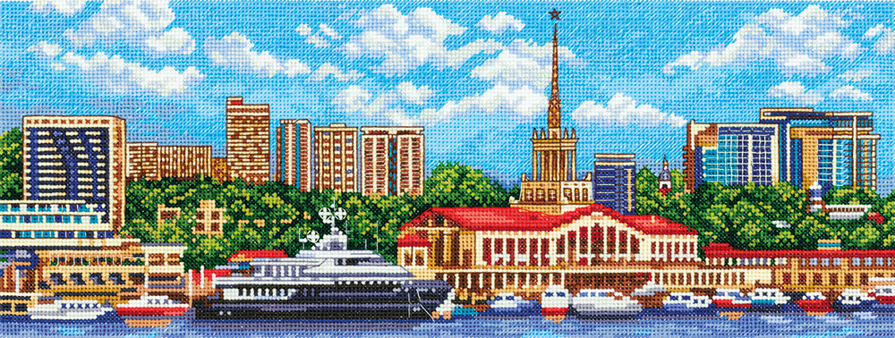 Summer in Sochi, Russia - Cross Stitch Kit
