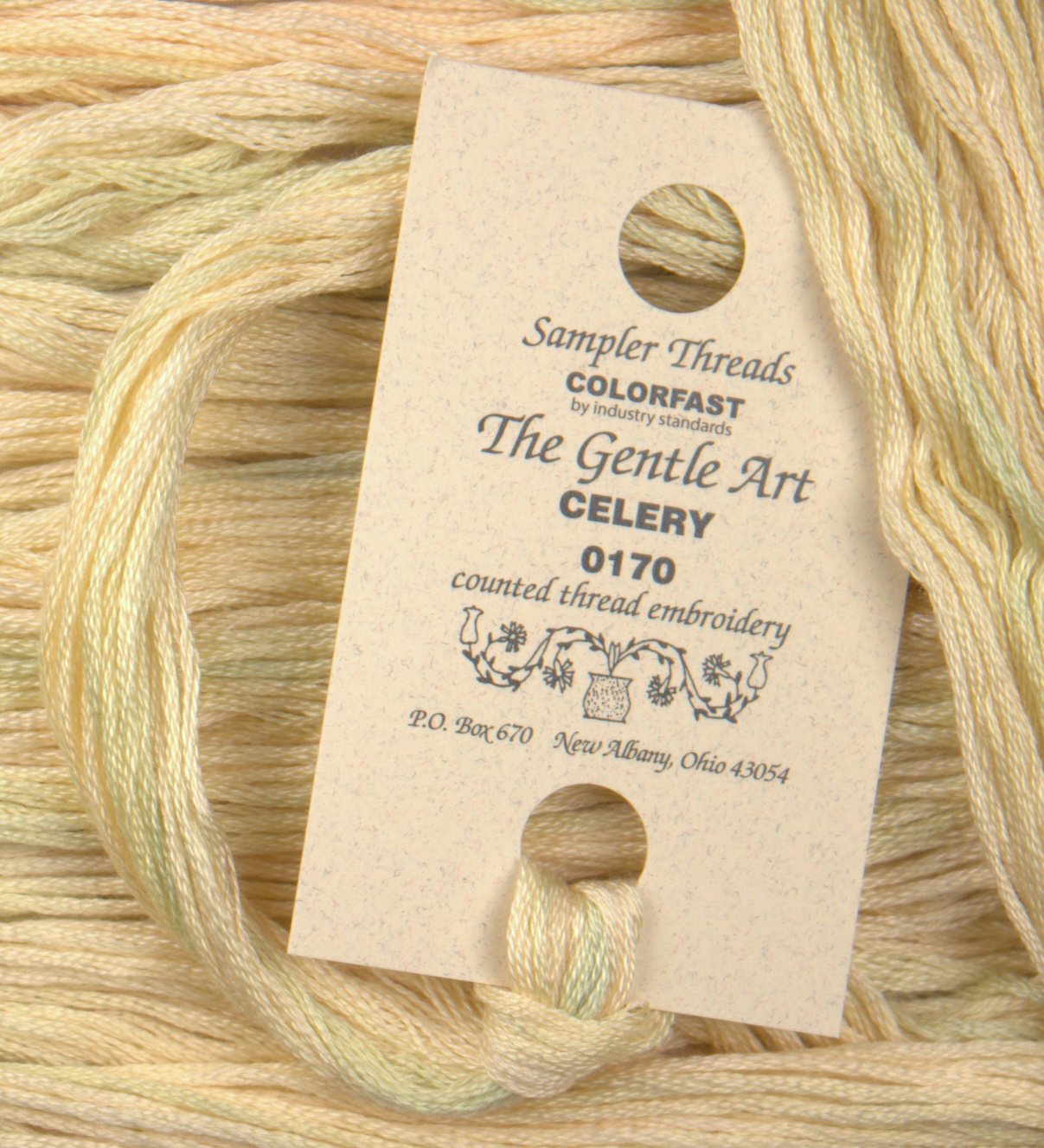 Sampler Threads - Celery Yellow