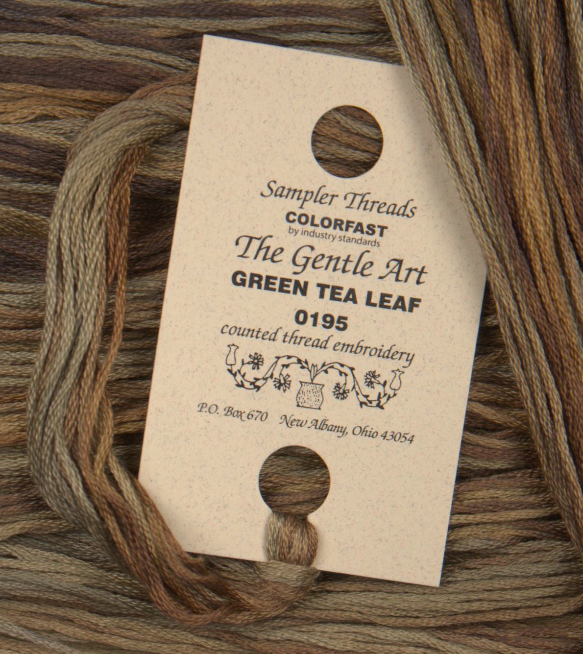 Sampler Threads - Green Tea Leaf