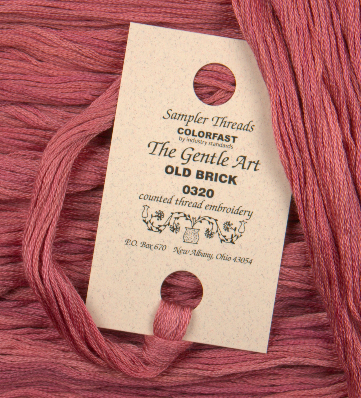 Sampler Threads - Old Brick Red