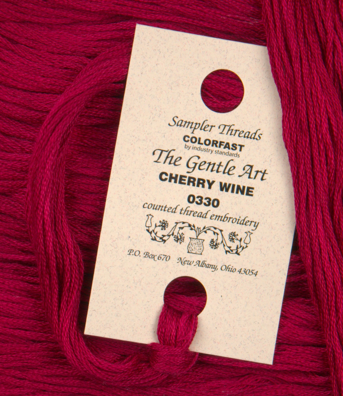 Sampler Threads - Cherry Wine Red