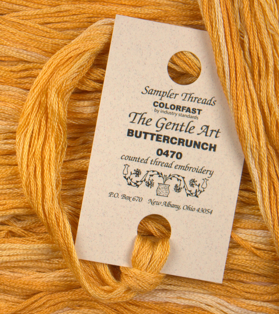 Sampler Threads - Buttercrunch Yellow