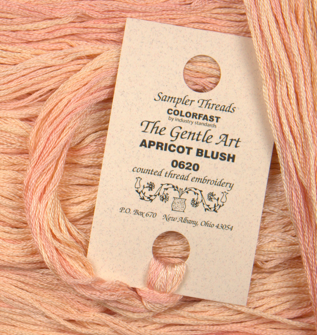Sampler Threads - Apricot Blush Pink