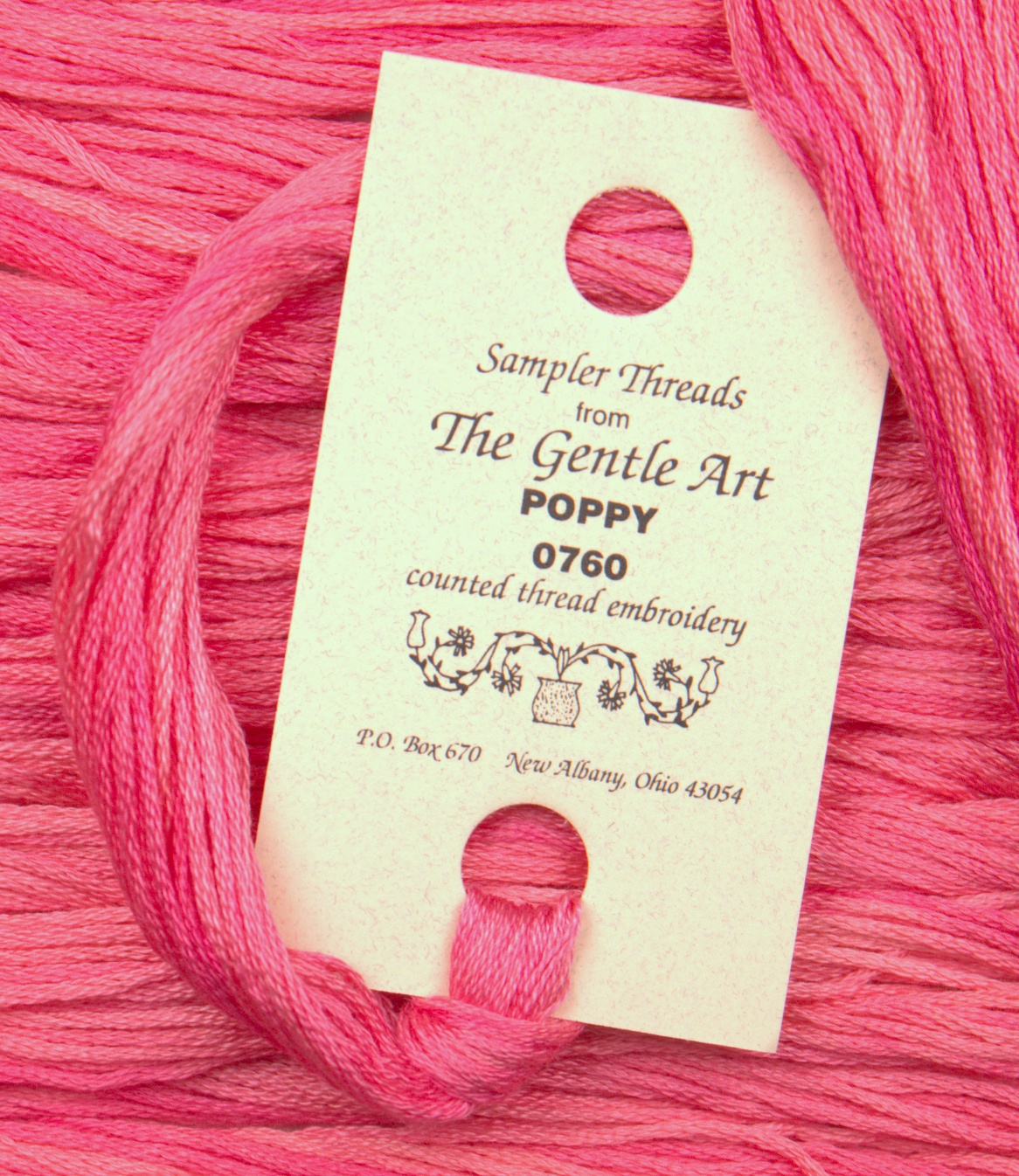 Sampler Threads - Poppy Pink
