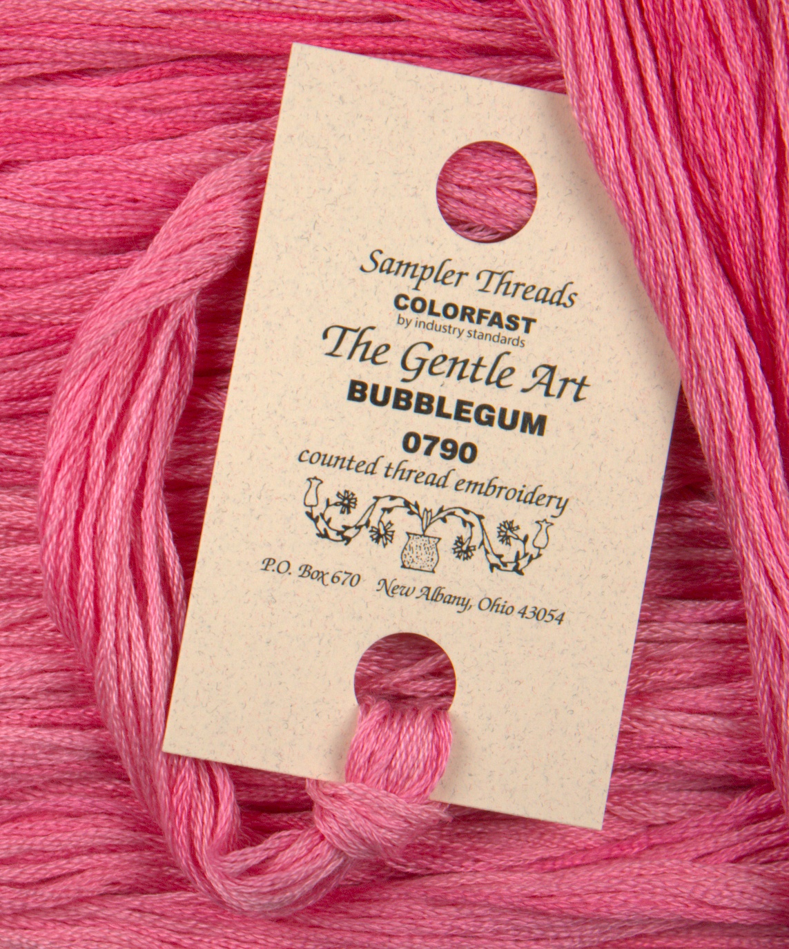 Sampler Threads - Bubblegum Pink