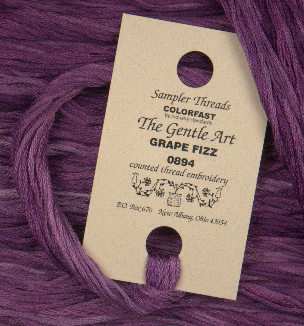 Sampler Threads - Grape Fizz Purple