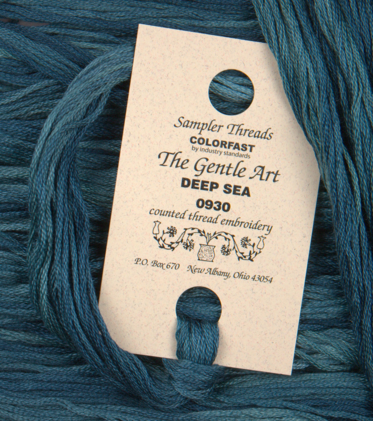 Sampler Threads - Deep Sea Blue