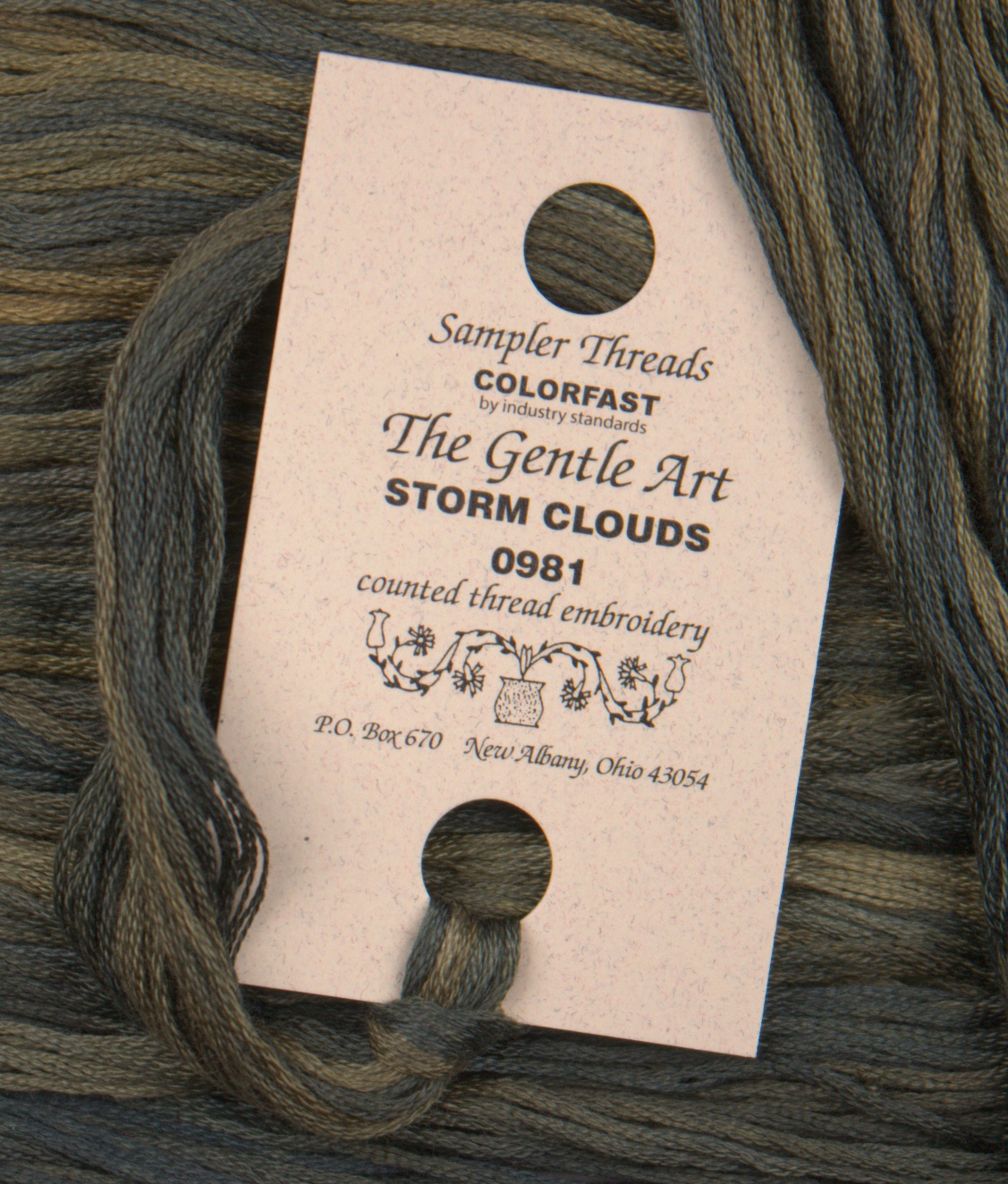 Sampler Threads - Storm Clouds Gray