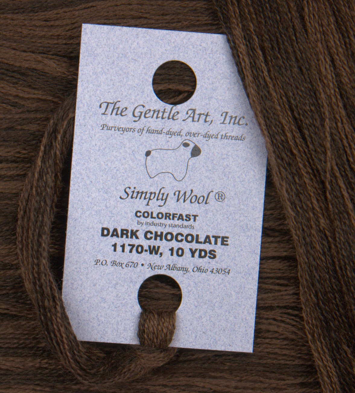 Simply Wool Thread - Dark Chocolate