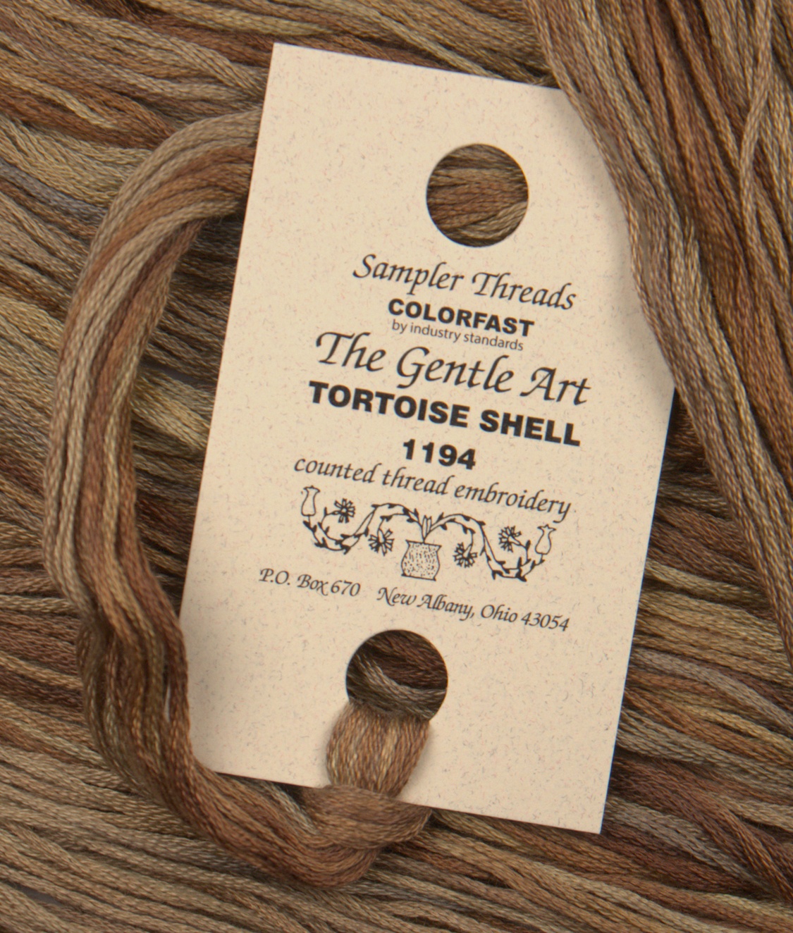 Sampler Threads - Tortoise Shell Brown