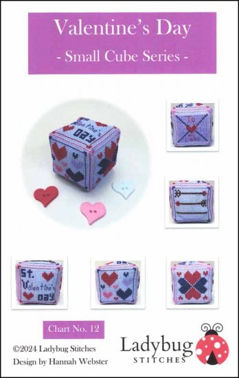 Valentine's Day - Small Cube - Cross Stitch Pattern