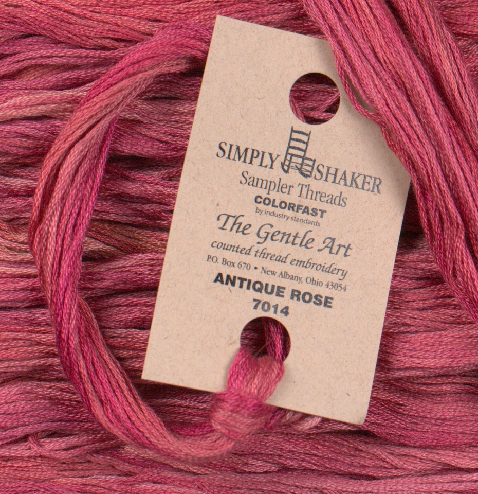Sampler Threads - Antique Rose Pink