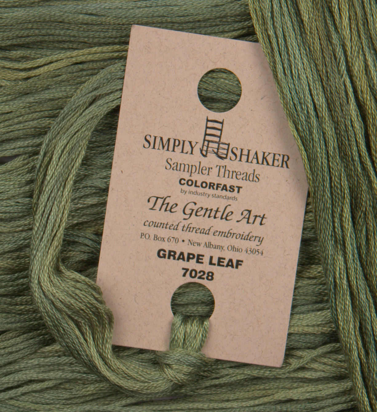 Sampler Threads - Grape Leaf Green