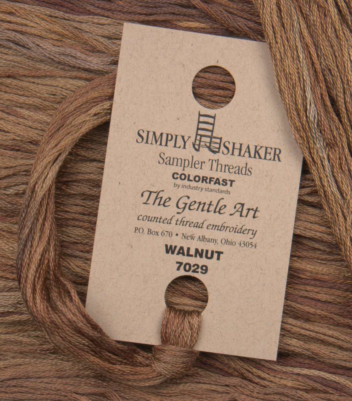 Sampler Threads - Walnut Brown