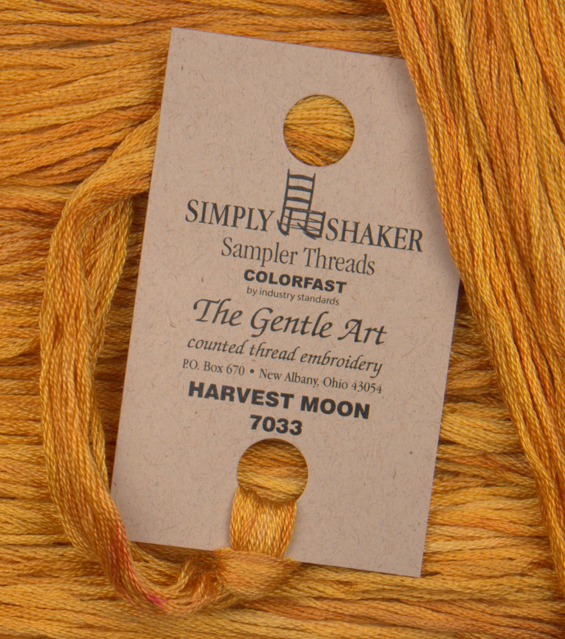 Sampler Threads - Harvest Moon Orange