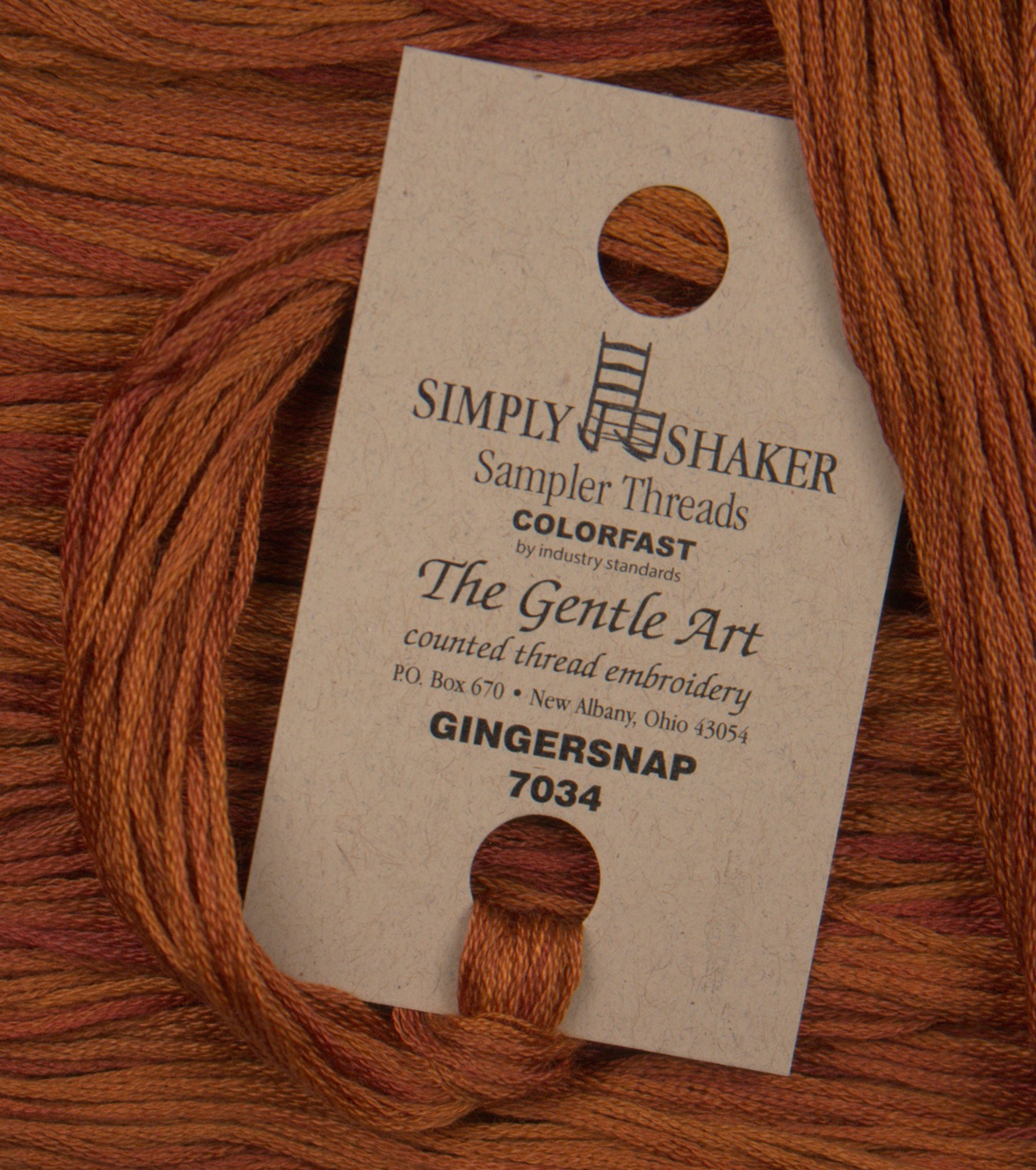 Sampler Threads - Gingersnap Brown