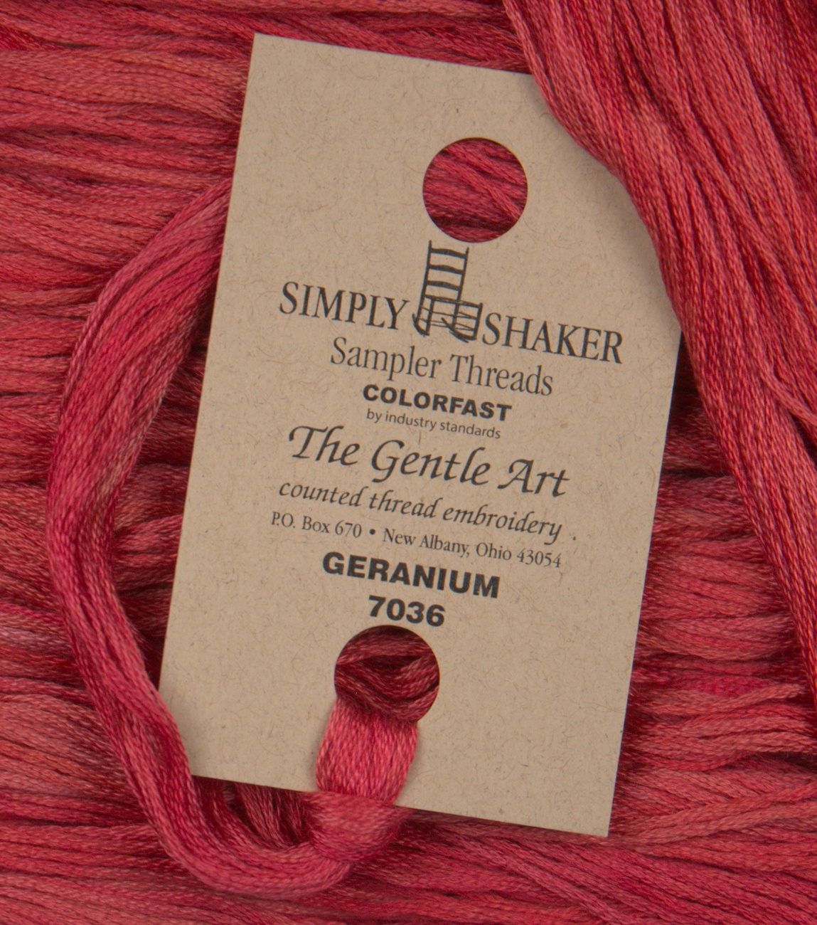 Sampler Threads - Geranium Red