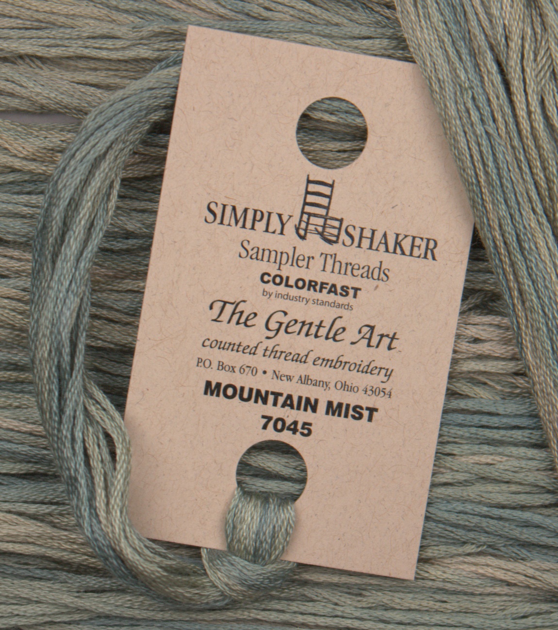 Sampler Threads - Mountain Mist Blue Gray