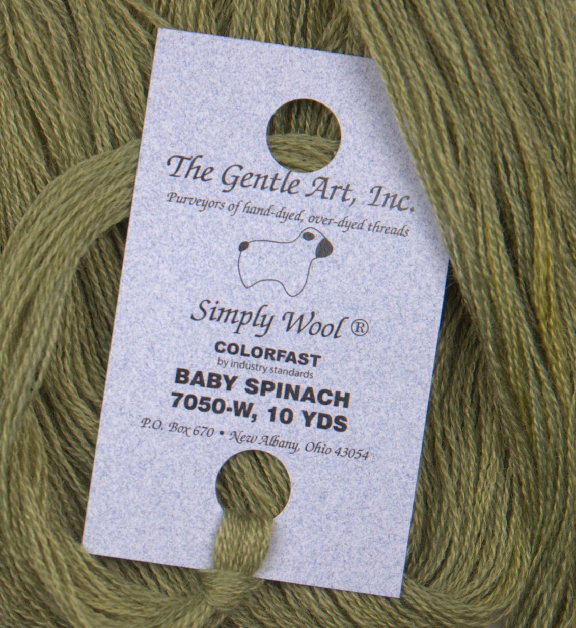 Simply Wool Thread - Baby Spinach