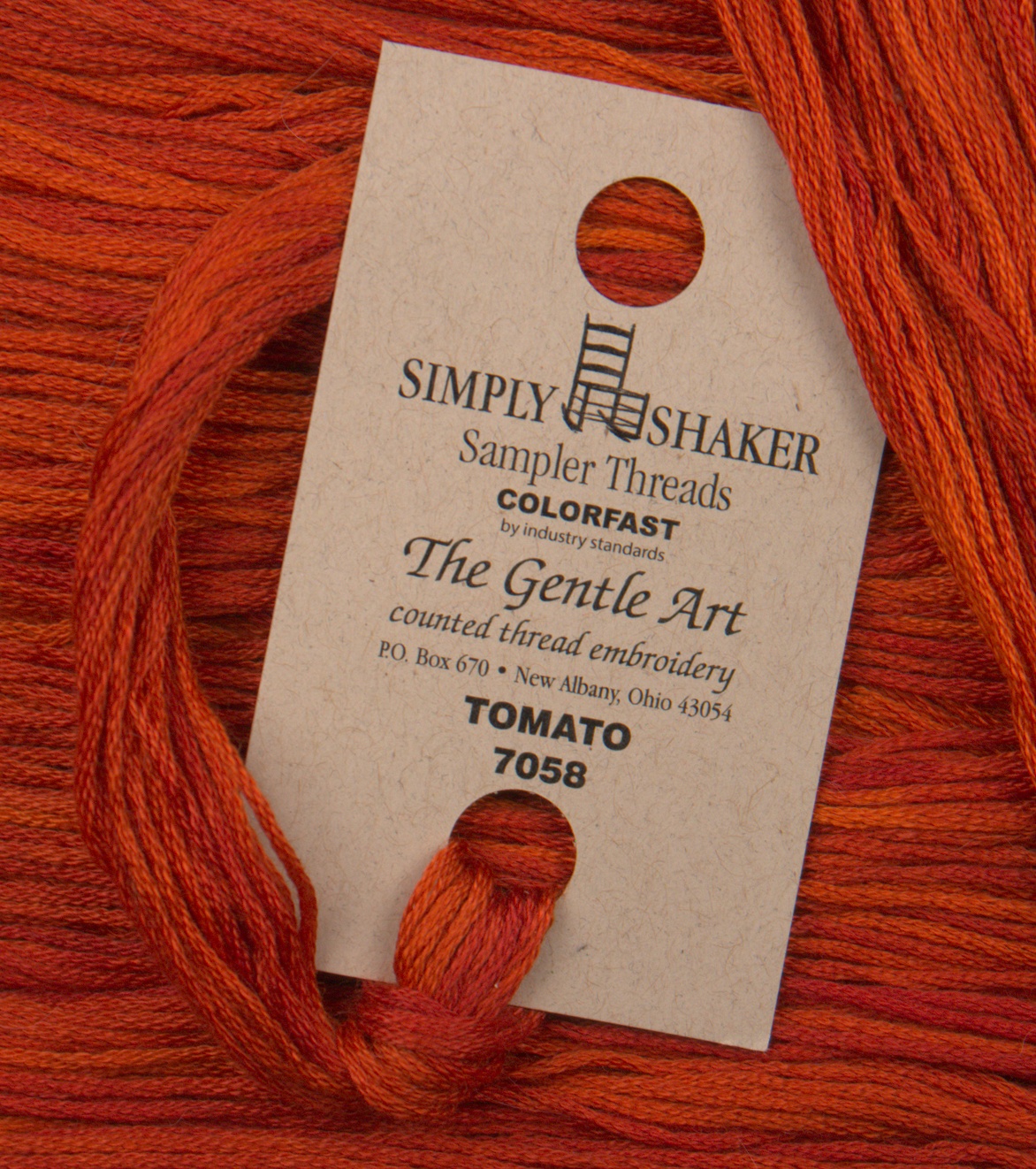 Sampler Threads - Tomato Red