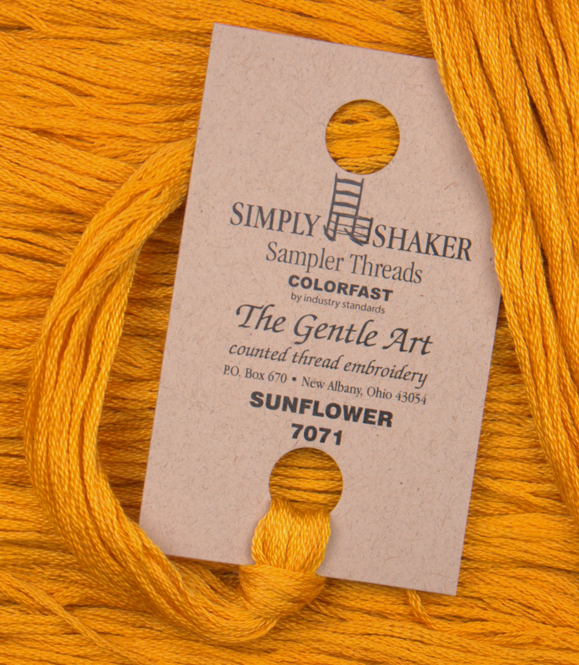 Sampler Threads - Sunflower Orange