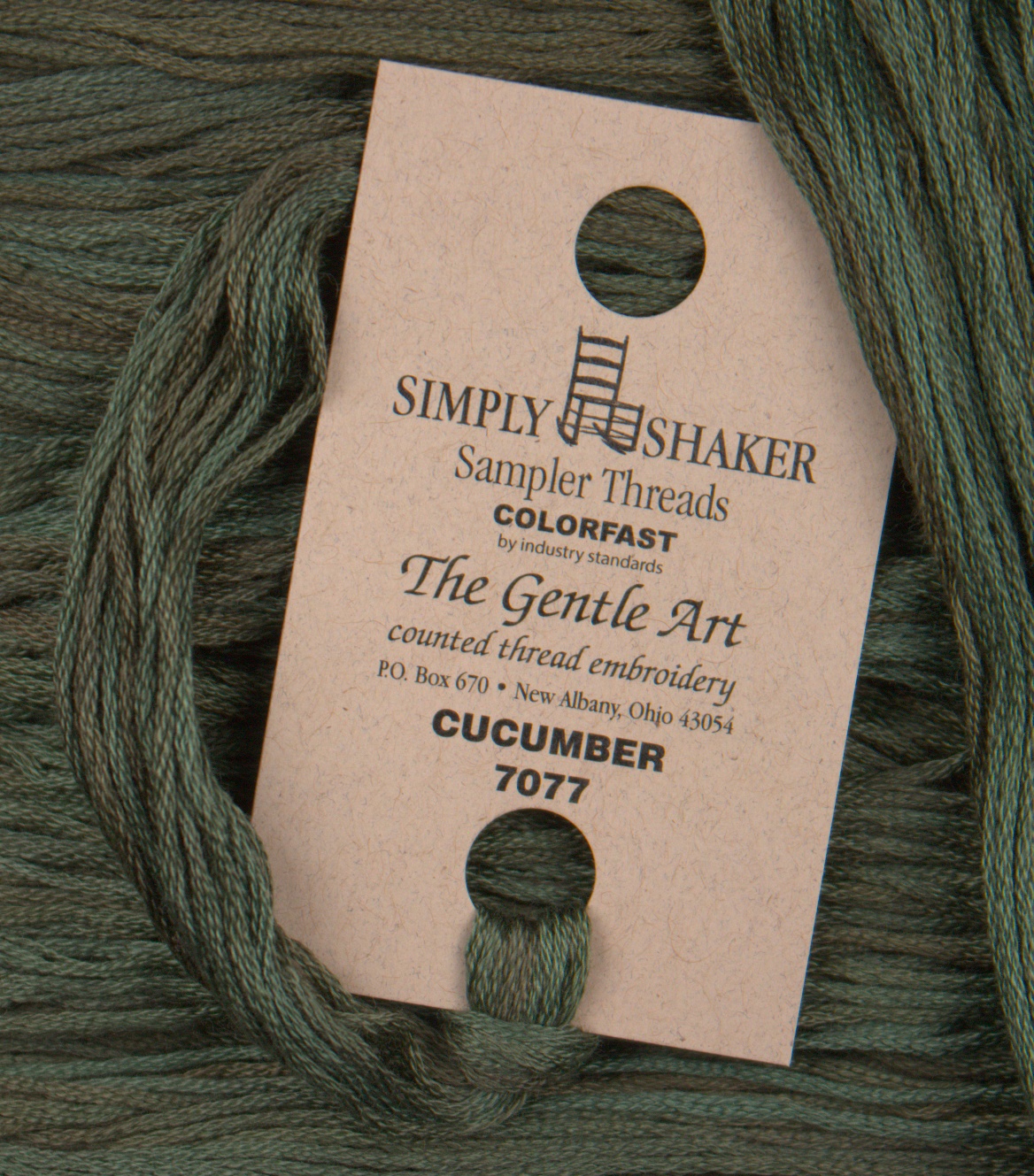 Sampler Threads - Cucumber Green