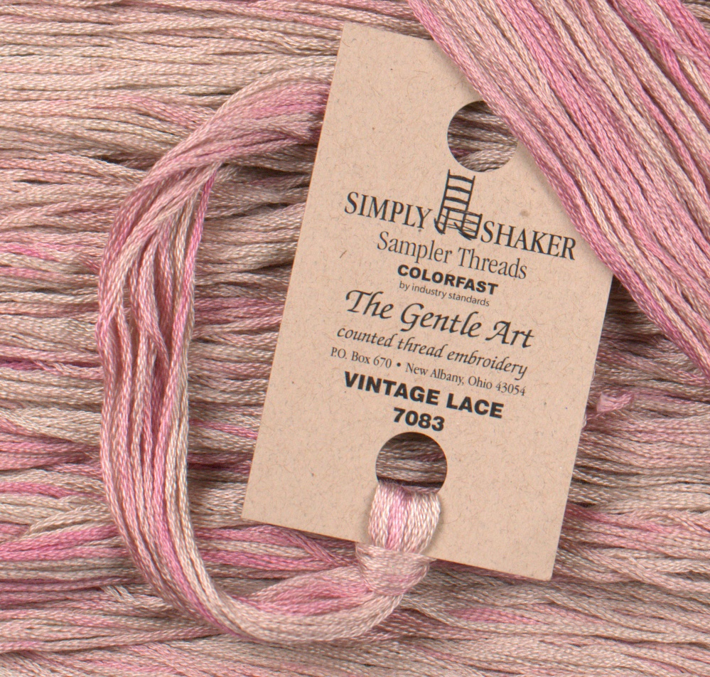 Sampler Threads - Vintage Lace Pink