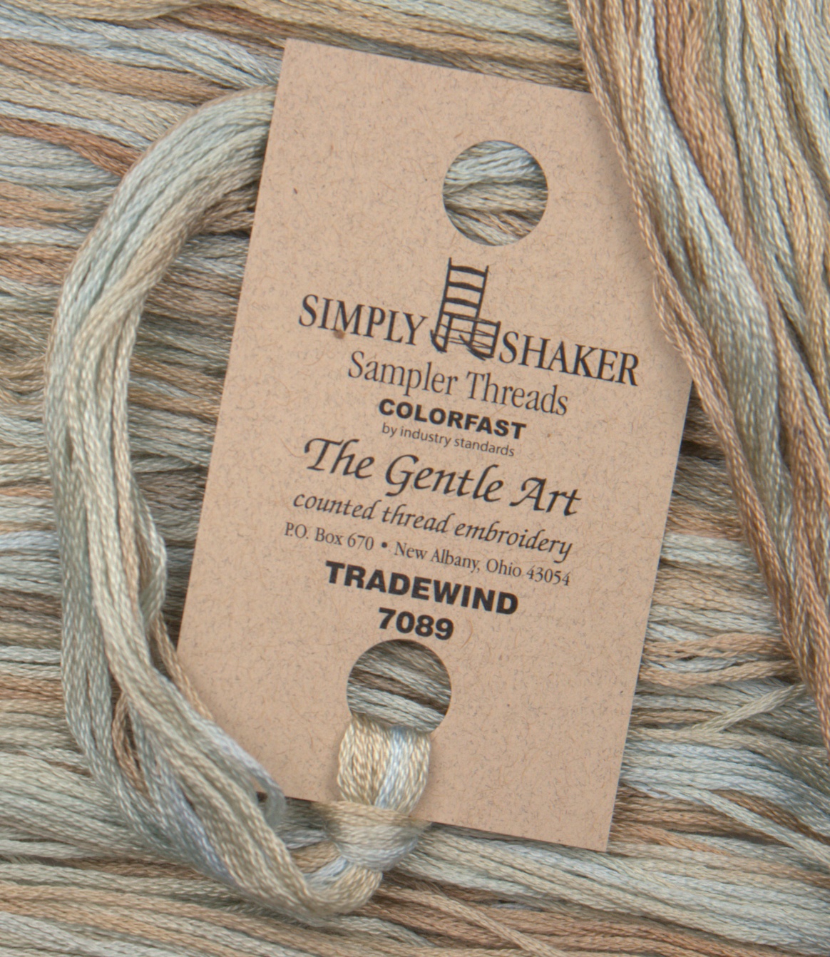 Sampler Threads - Tradewind Variegated Blue Brown