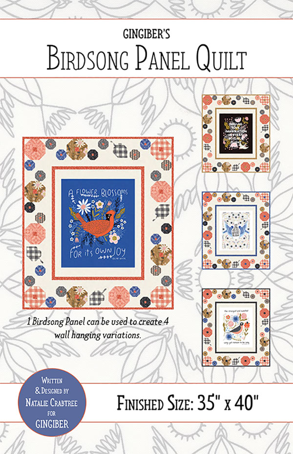 Birdsong Panel - Quilt Pattern