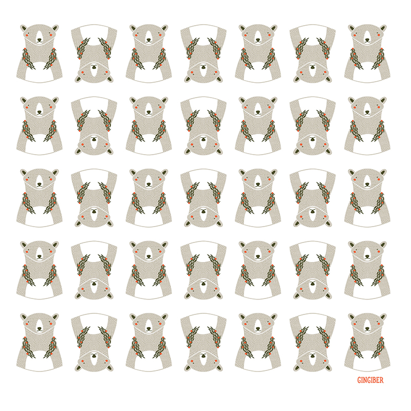 Tea Towel Polar Bear