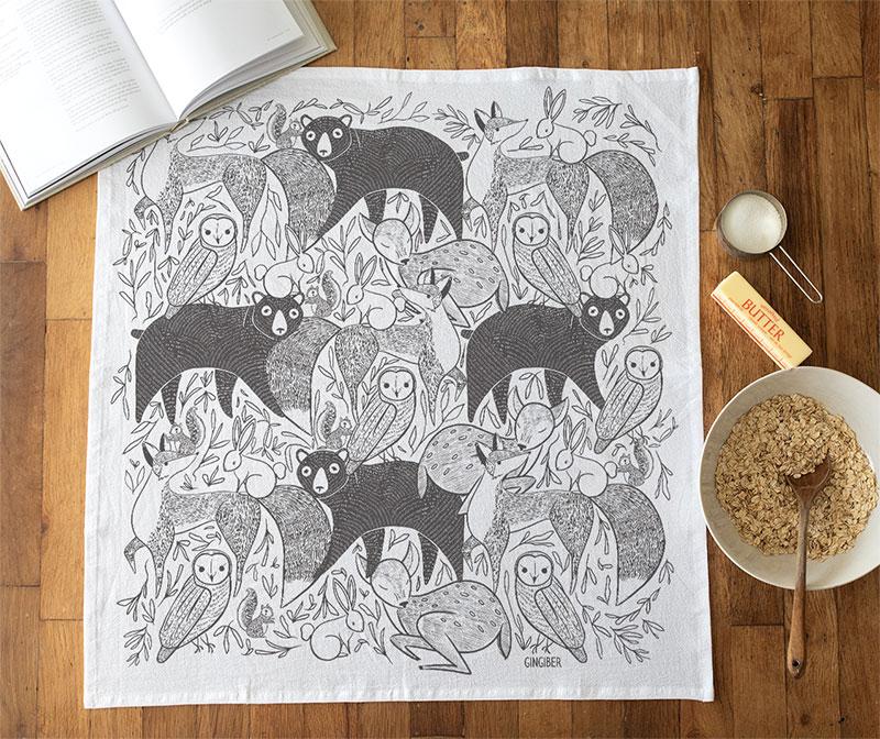 Tea Towel Woodland Wonder 