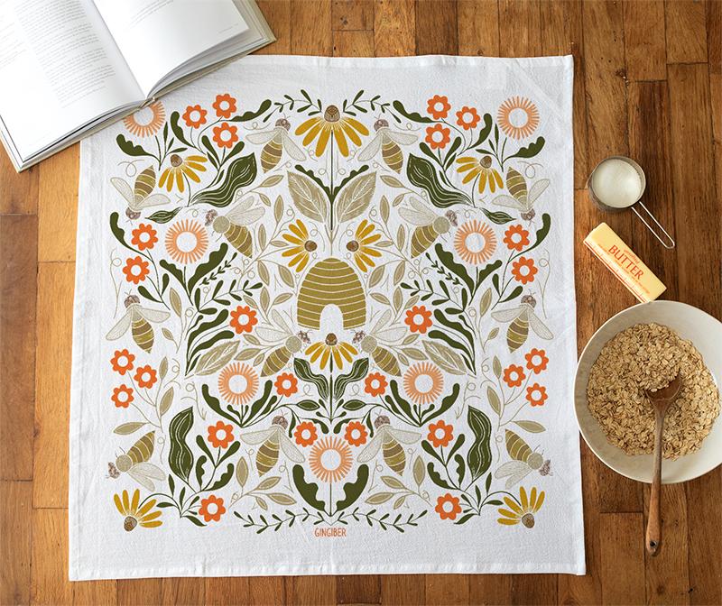Beehive - Tea Towel 